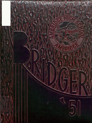 cover image of Ambridge Area High School - Bridger - 1951